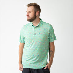 Men's Airplane Camping Pilot Polo