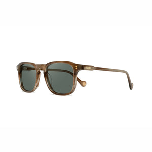Oden pilot sunglasses in Rimu, alternate angle